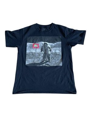 MTV Moonman Graphic Tee - Black - Retro Astronaut Moon Landing